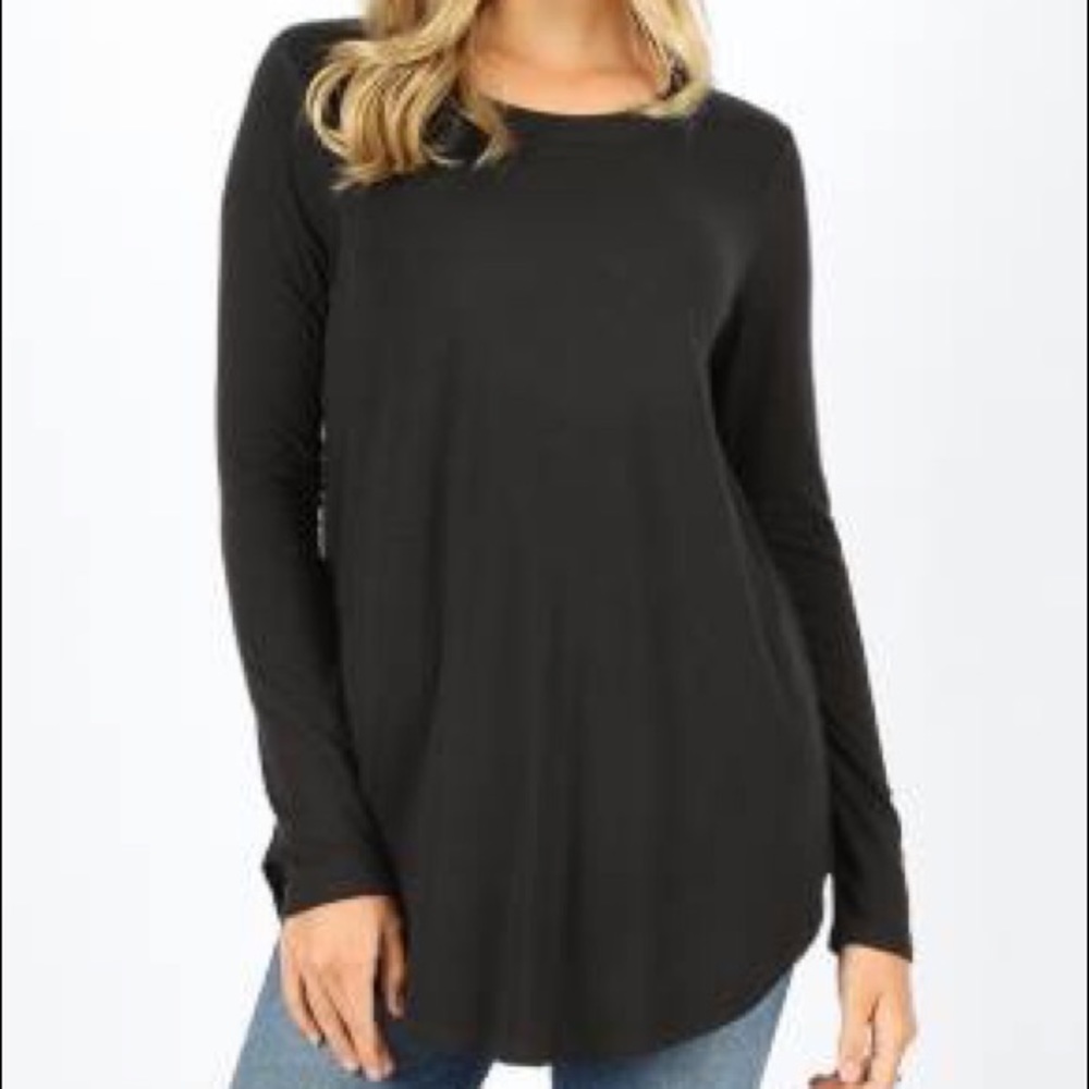 Zenana black long sleeve T’s.